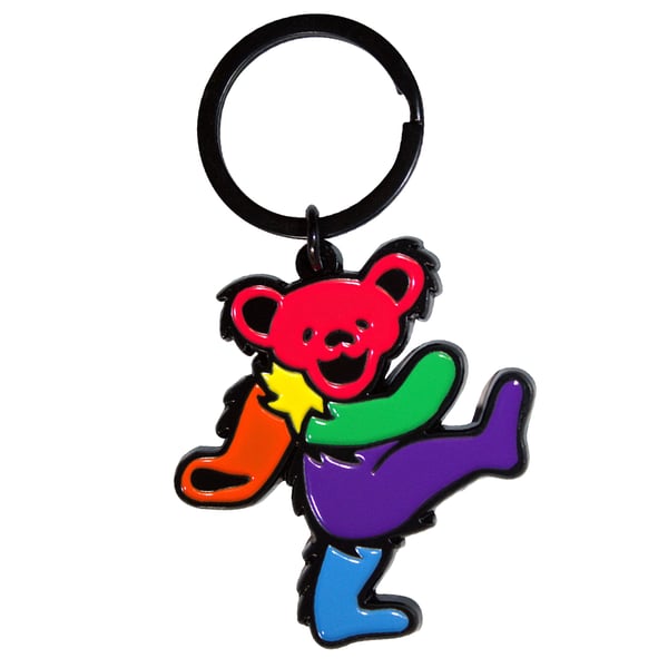 Grateful Dead Dancing Bear Keyring