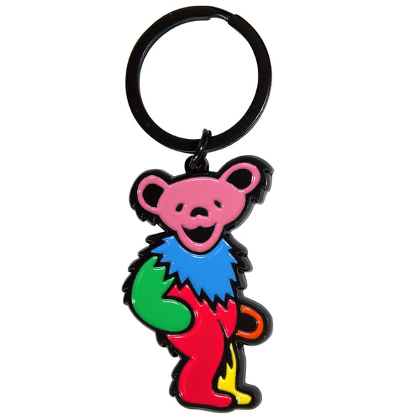Grateful Dead Dancing Bear Keyring