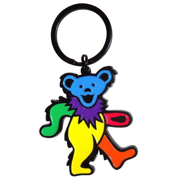 Grateful Dead Dancing Bear Keyring