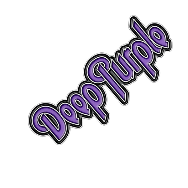 Deep Purple Logo Pin Badge