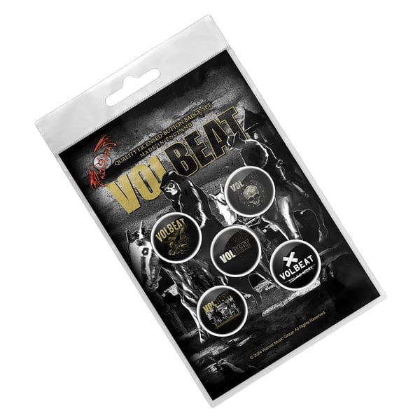 Volbeat Outlaw Gentlemen Button Badge (Pack of 5)
