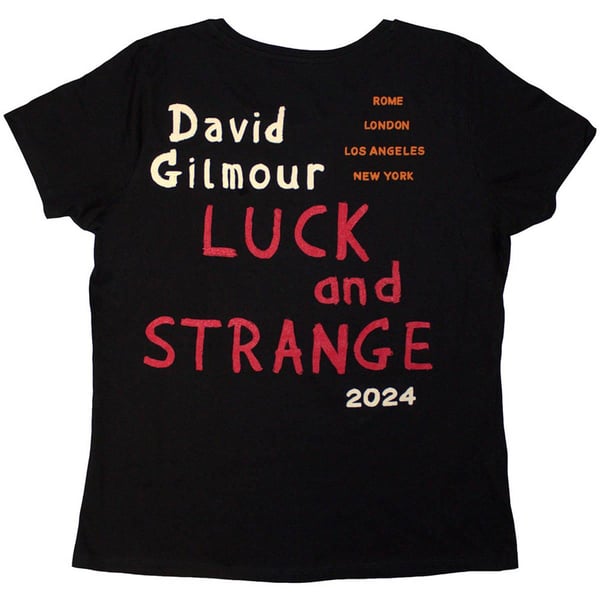 David Gilmour Womens/Ladies Back Print T-Shirt