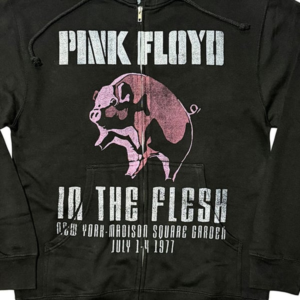 Pink Floyd Unisex aikuisten In The Flesh -vetoketjuhuppari