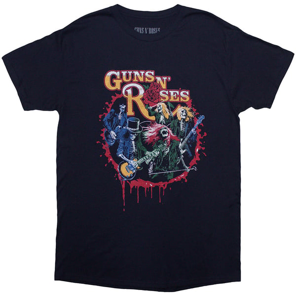 Guns N Roses Unisex Vuxen Was Here Ryggtryck T-Shirt