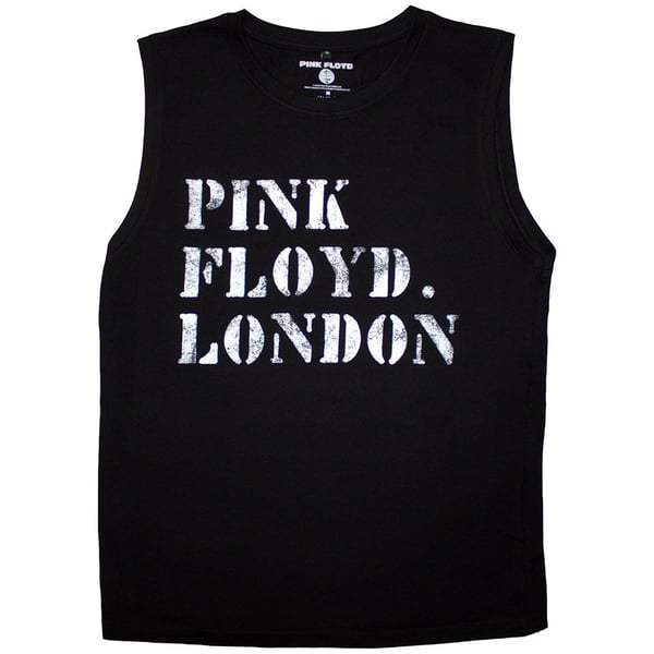 Pink Floyd Unisex Adult Stencil Logo Tank Top