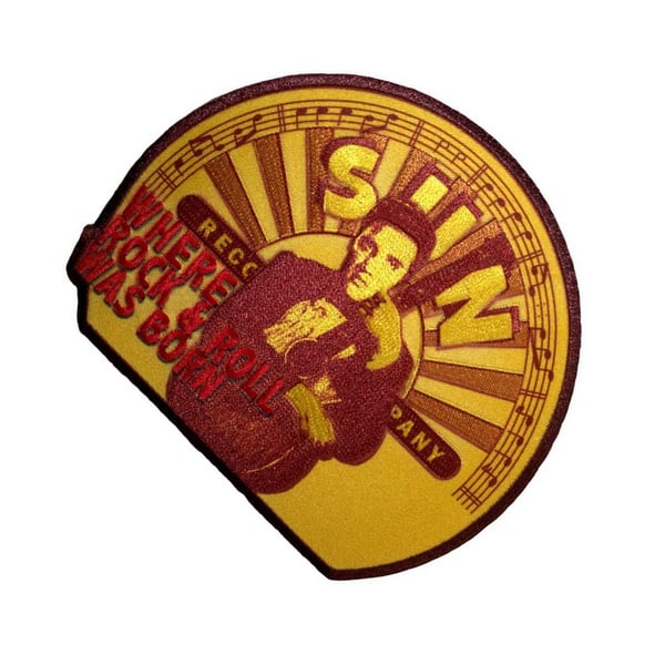 Elvis Presley Elvis Where R&R Was Born Iron On Patch