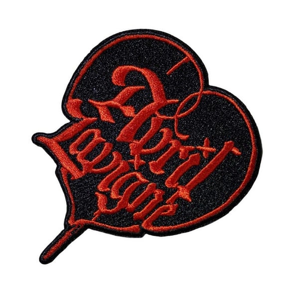 Avril Lavigne Heart Iron On Patch