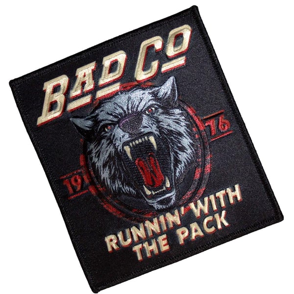 Bad Company Runnin´ With The Pack Iron On Patch