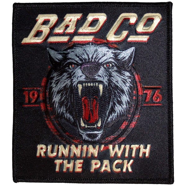 Bad Company Runnin´ With The Pack Iron On Patch