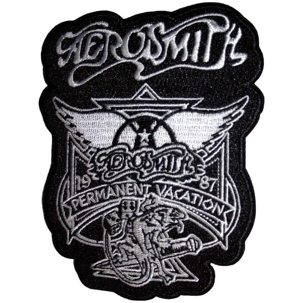 Aerosmith Permanent Vacation Iron On Patch