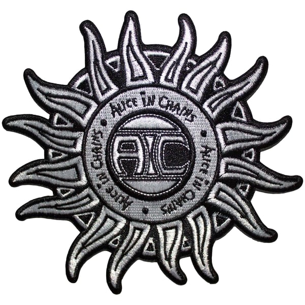 Alice In Chains Logo Sun Iron On Patch