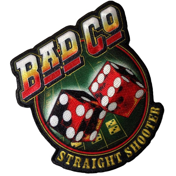 Bad Company Straight Shooter Iron On Patch