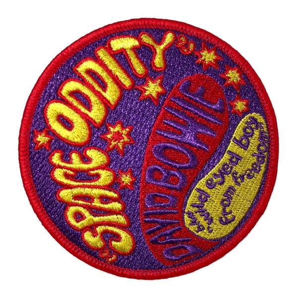David Bowie Space Oddity Iron On Patch