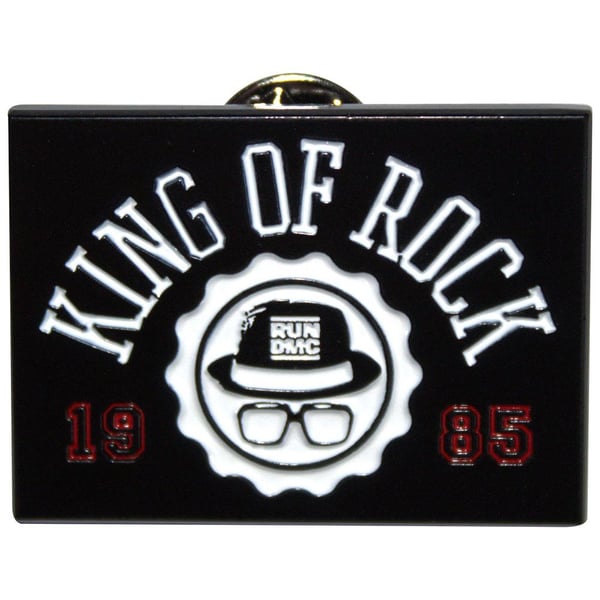 Run DMC King Of Rock Badge