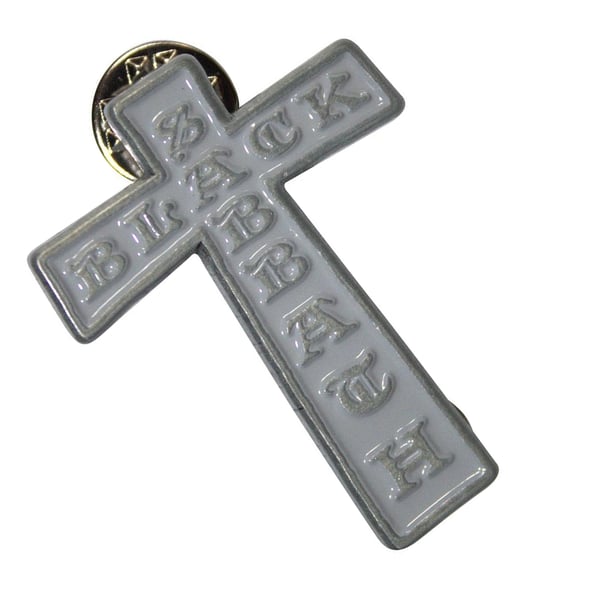 Black Sabbath Cross Badge