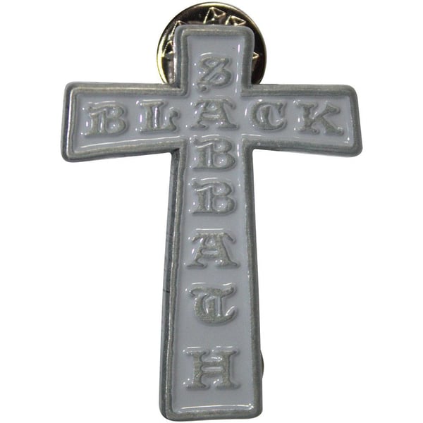 Black Sabbath Cross Badge