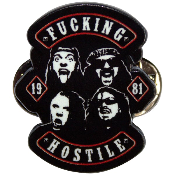 Pantera Fucking Hostile Pin Badge