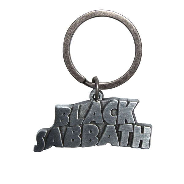 Black Sabbath Wavy Logo Keyring