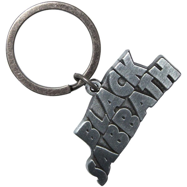 Black Sabbath Wavy Logo Keyring