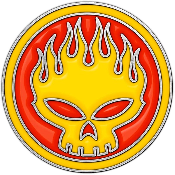 The Offspring Skull Logo Badge