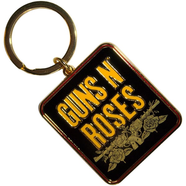 Guns N Roses Stacked Keyring