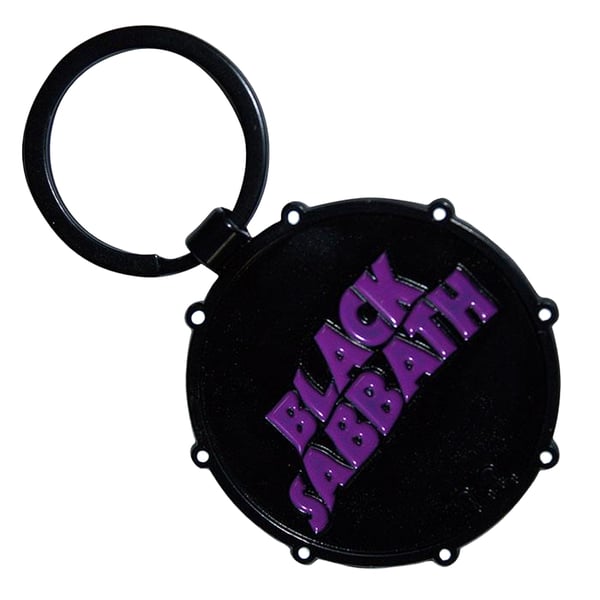 Black Sabbath Wavy Logo Double Sided Keyring