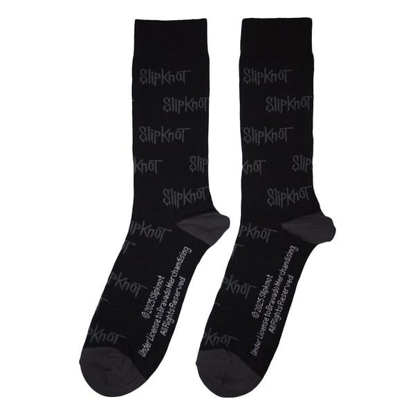 Slipknot Unisex Adult All-Over Print Logo Socks