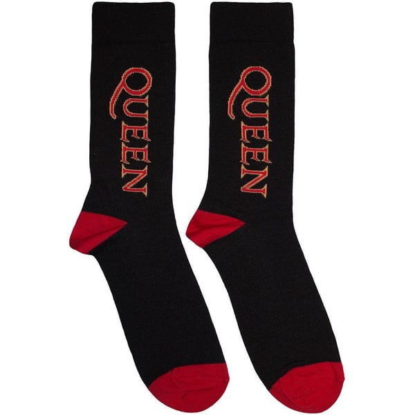 Queen Unisex Adult Vertical Logo Socks