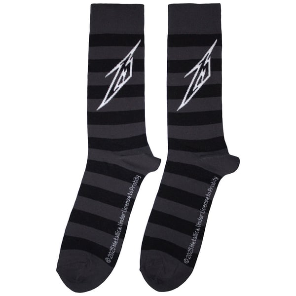 Metallica Unisex Adult Lightning Logo Socks