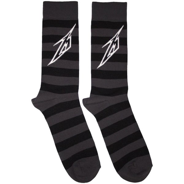 Metallica Unisex Adult Lightning Logo Socks