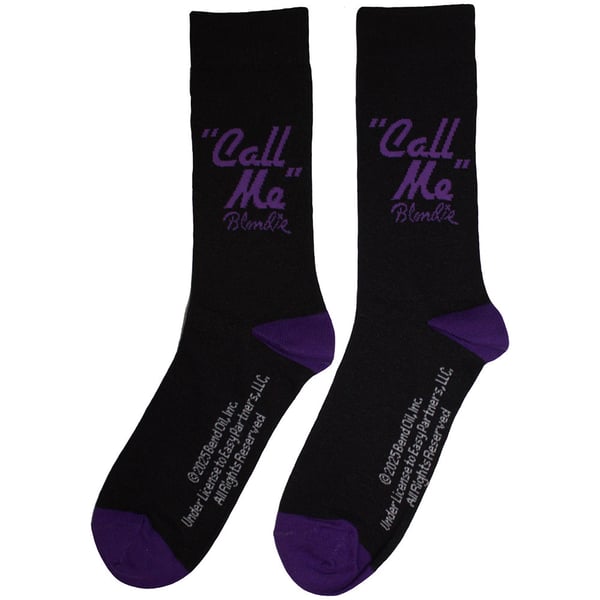 Blondie Unisex Adult Call Me Socks