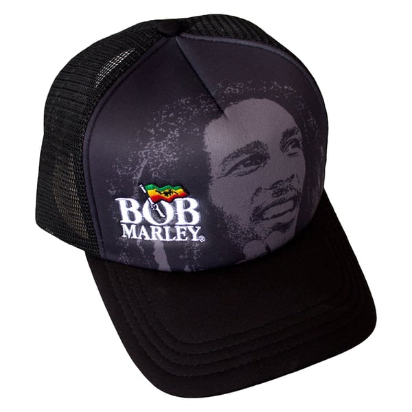 Bob Marley Face Logo Trucker Cap