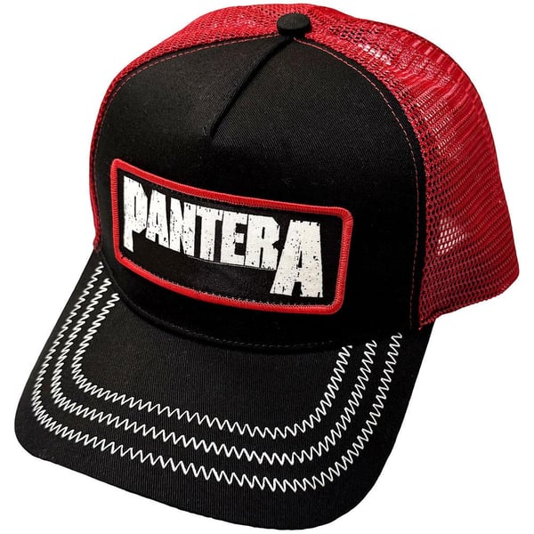 Pantera Unisex Adult Patch Mesh Back Trucker Cap