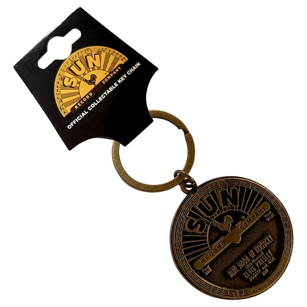 Sun Records Elvis Blue Moon Keyring