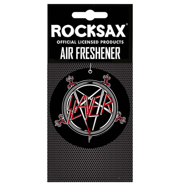 Slayer-logo ja pentagrammi-ilmanraikastin