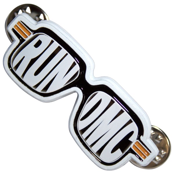 Run DMC Pin Glasses Badge