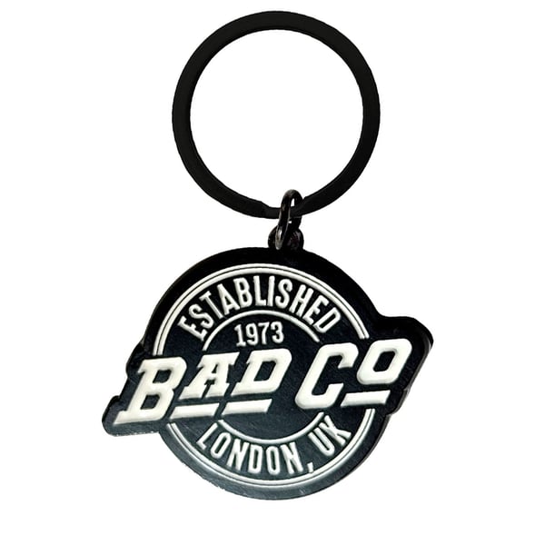 Bad Company Est 1973 Circle Logo Keyring