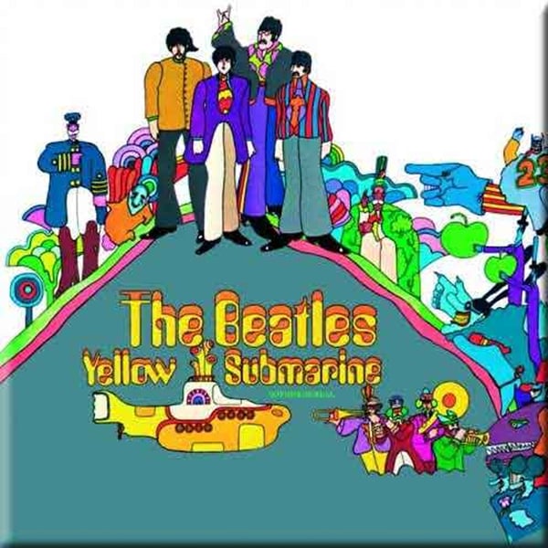 The Beatles Yellow Submarine Kylskåpsmagnet The Beatles Yellow Submarine Kylskåpsmagnet
