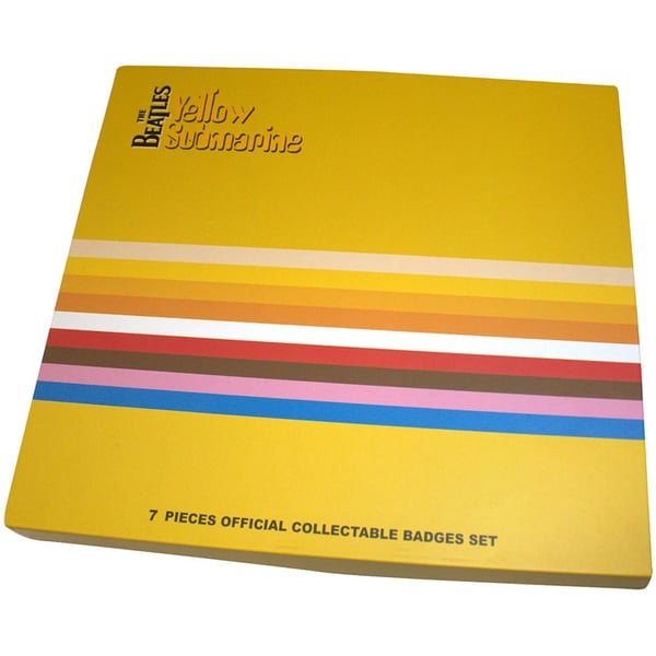 The Beatles Yellow Submarine Band Pin Badge Set (Pack of 7)