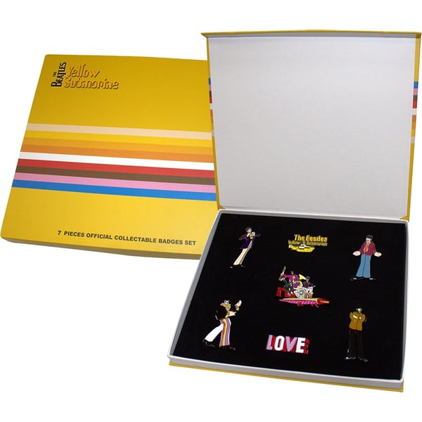 The Beatles Yellow Submarine Band Pin Badge Set (Pack of 7)