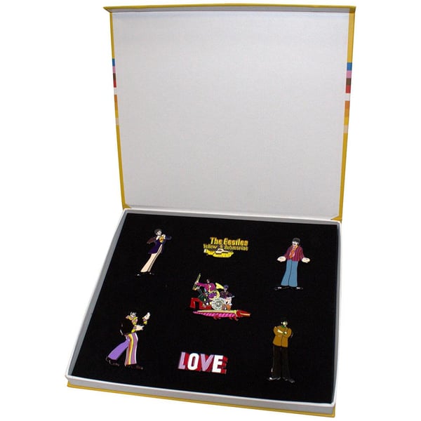 The Beatles Yellow Submarine Band Pin Badge Set (Pack of 7)