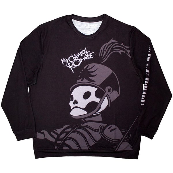 My Chemical Romance Unisex Adult Pepe Sleeve Print Long-Sleeved T-Shirt