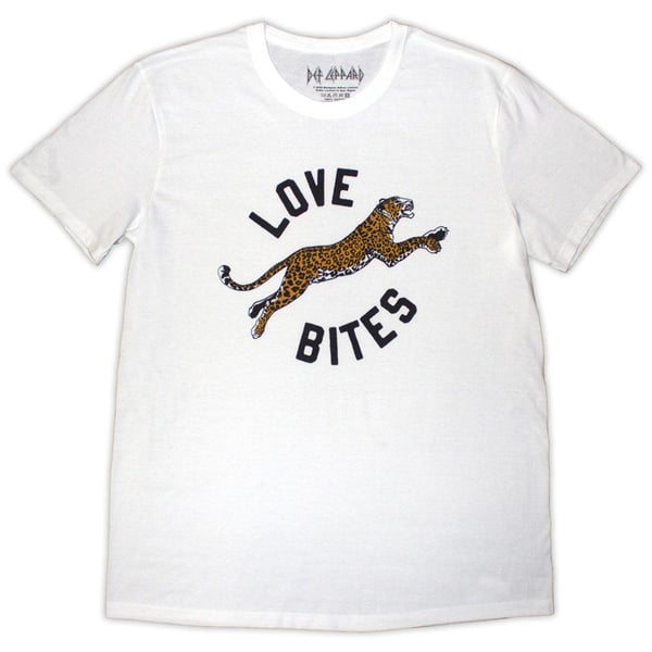 Def Leppard Unisex Adult Love Bites Leap T-Shirt