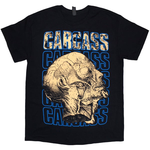 Carcass Unisex Adult Necro Head Back Print T-Shirt