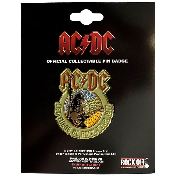 AC/DC Let There Be Rock Tour ´77 Pin Badge