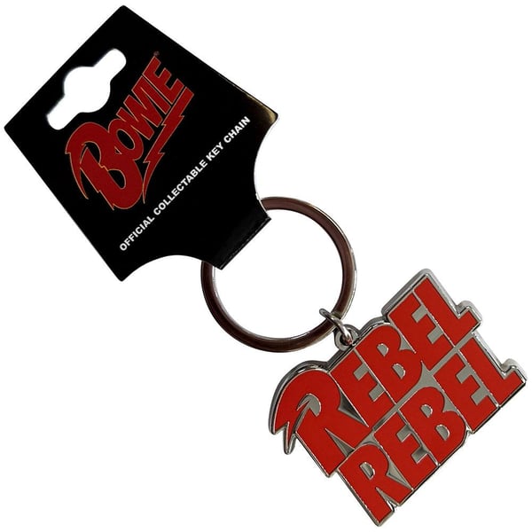 David Bowie Rebel Rebel Keyring