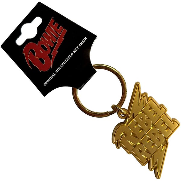 David Bowie Rebel Rebel Keyring