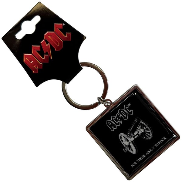 AC/DC For Those About To Rock Logo Outline Keyring