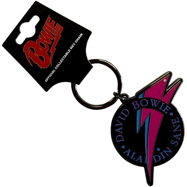 David Bowie Aladdin Sane Keyring