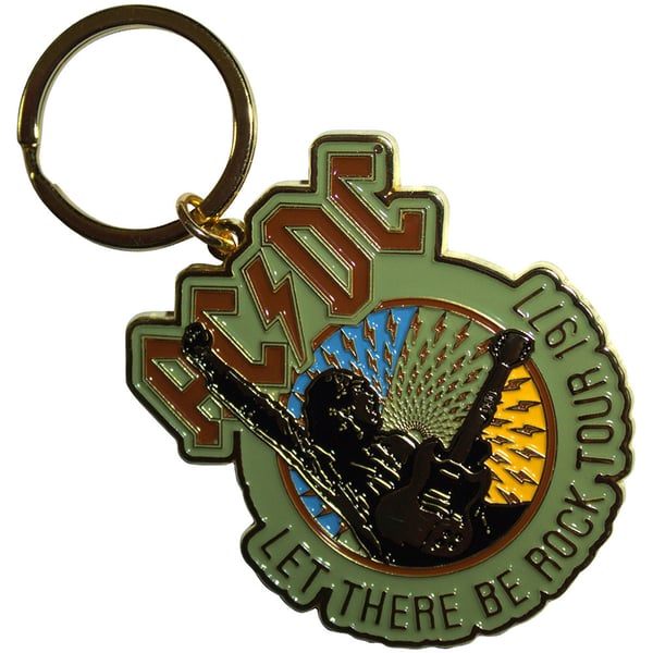 AC/DC Let There Be Rock Tour ´77 Keyring